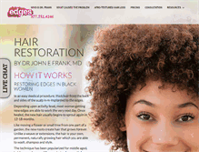 Tablet Screenshot of hairedges.com